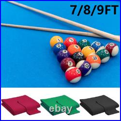 Worsted Pool Table Cloth 7/8/9ft Table Fast Billiard Felt with PRE-CUT RAILS/