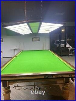 Xingpai Snooker Table 12ft Full Size + LED LIGHT. STEEL BLOCK CUSHION