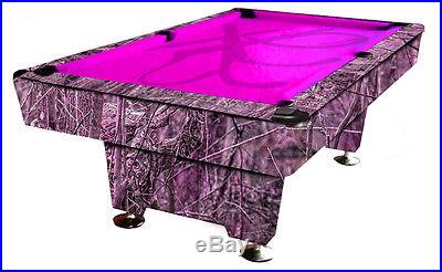 Xotik Exotic Custom Rare Pink Tree Camouflage Billiards Pool Table Duck Hunting